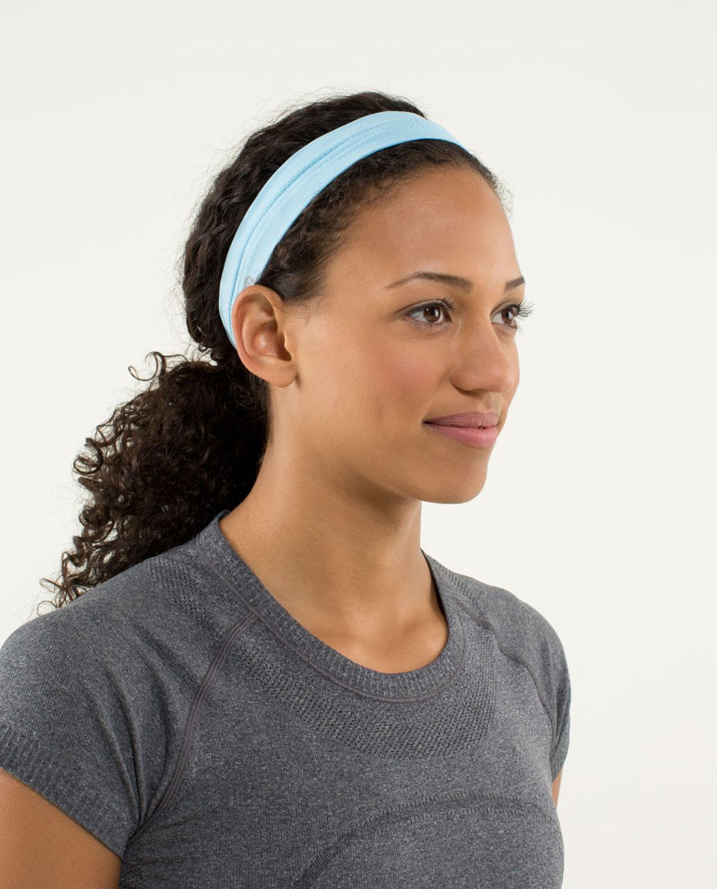 Lululemon Swiftly Headband - Heathered Blue Moon