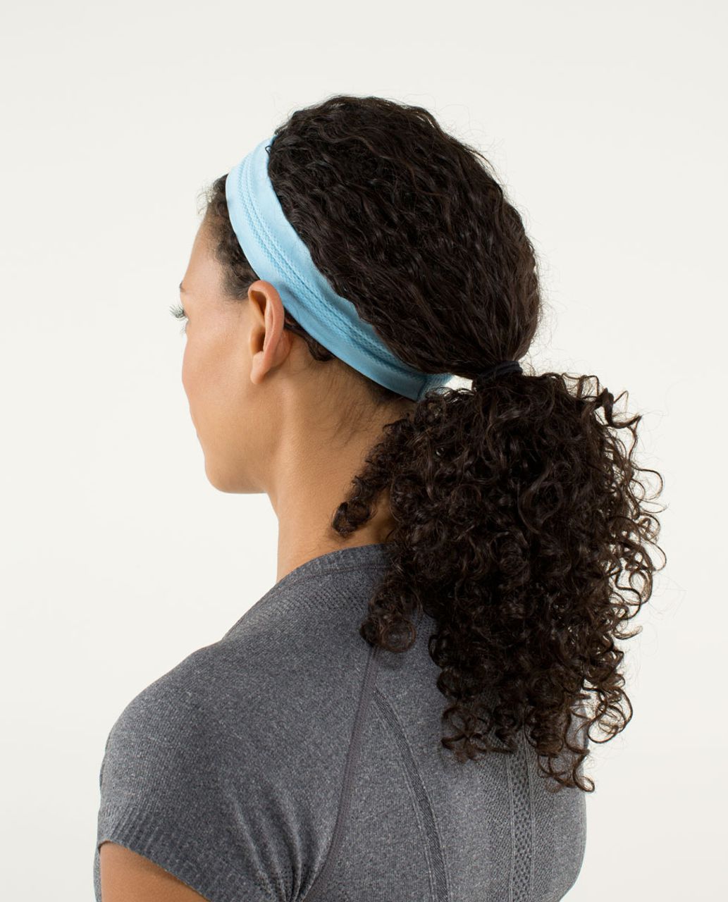 Lululemon Swiftly Headband - Heathered Blue Moon