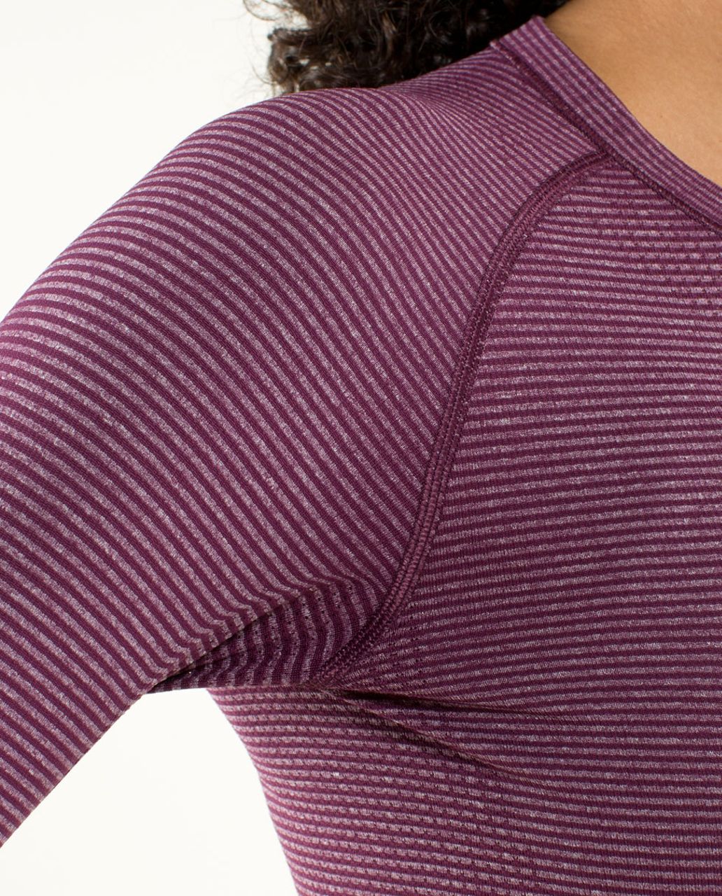 Lululemon Run:  Swiftly Tech Long Sleeve - Heathered Plum