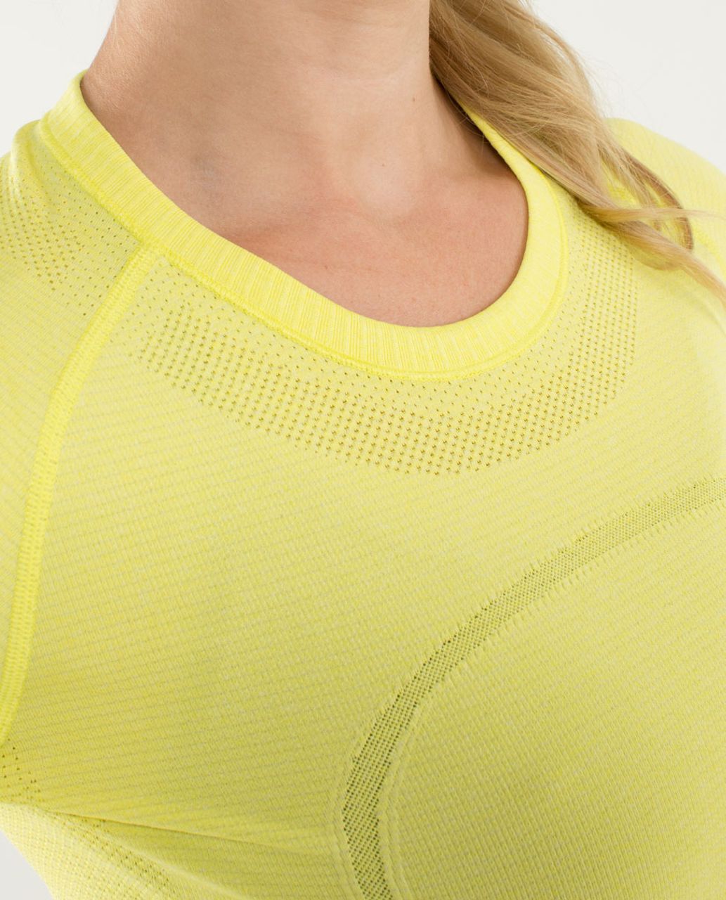 Lululemon Run:  Swiftly Tech Long Sleeve - Heathered Split Pea