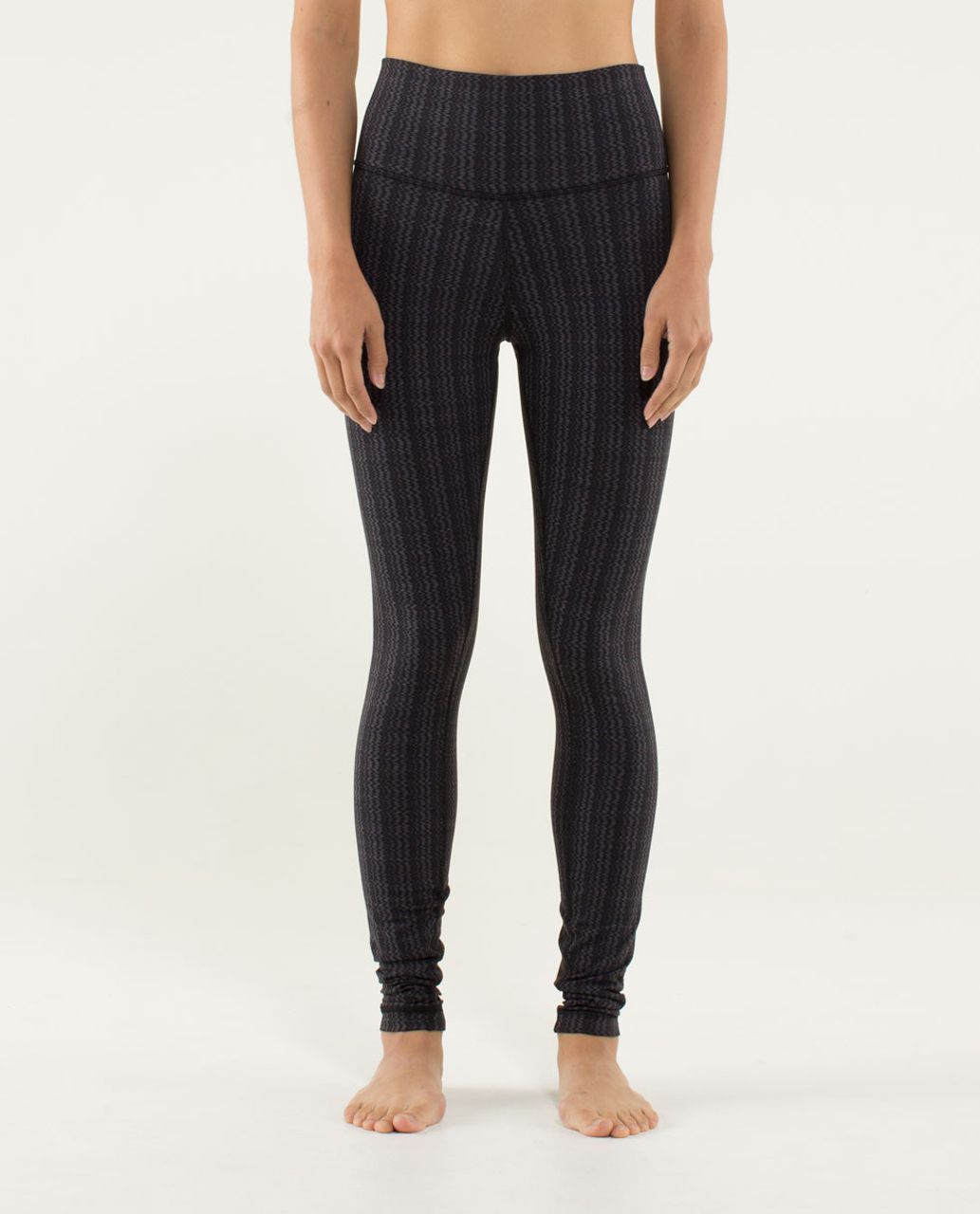 Lululemon Wunder Under Pant *High/Low - Ziggy Wee September Black / Black