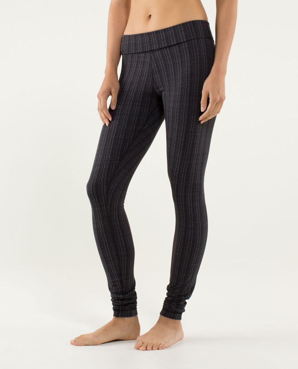 Lululemon Wunder Under Pant *High/Low - Ziggy Wee September Black / Black