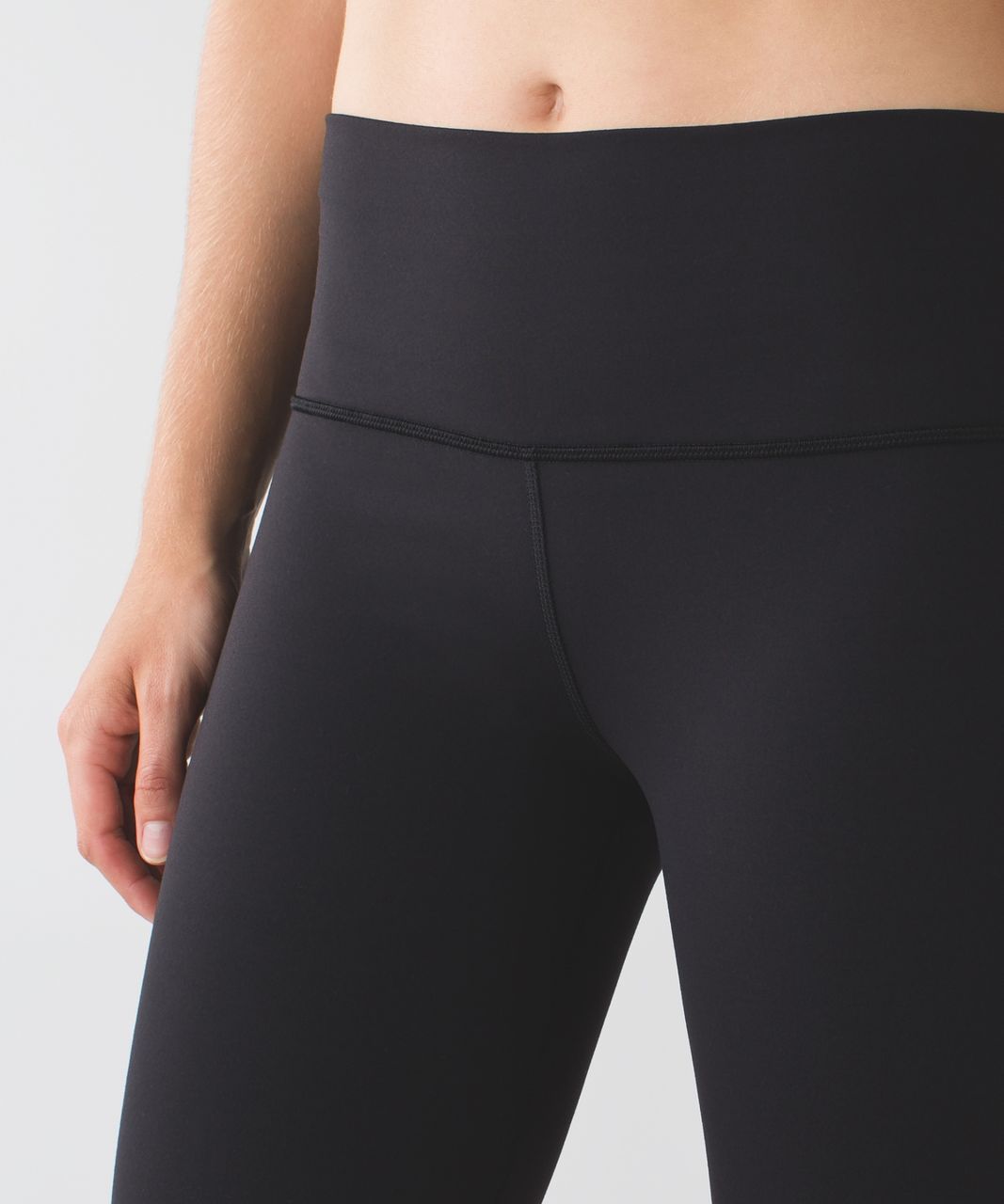 Lululemon Groove Short II (Roll Down - Tall) *Full-On Luon - Black