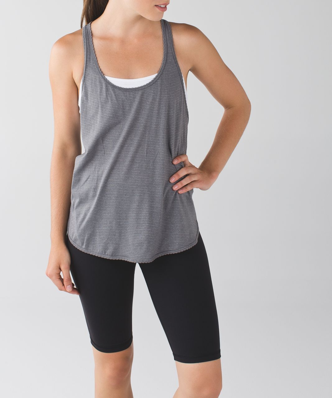 Lululemon Groove Short II (Roll Down - Tall) *Full-On Luon - Black