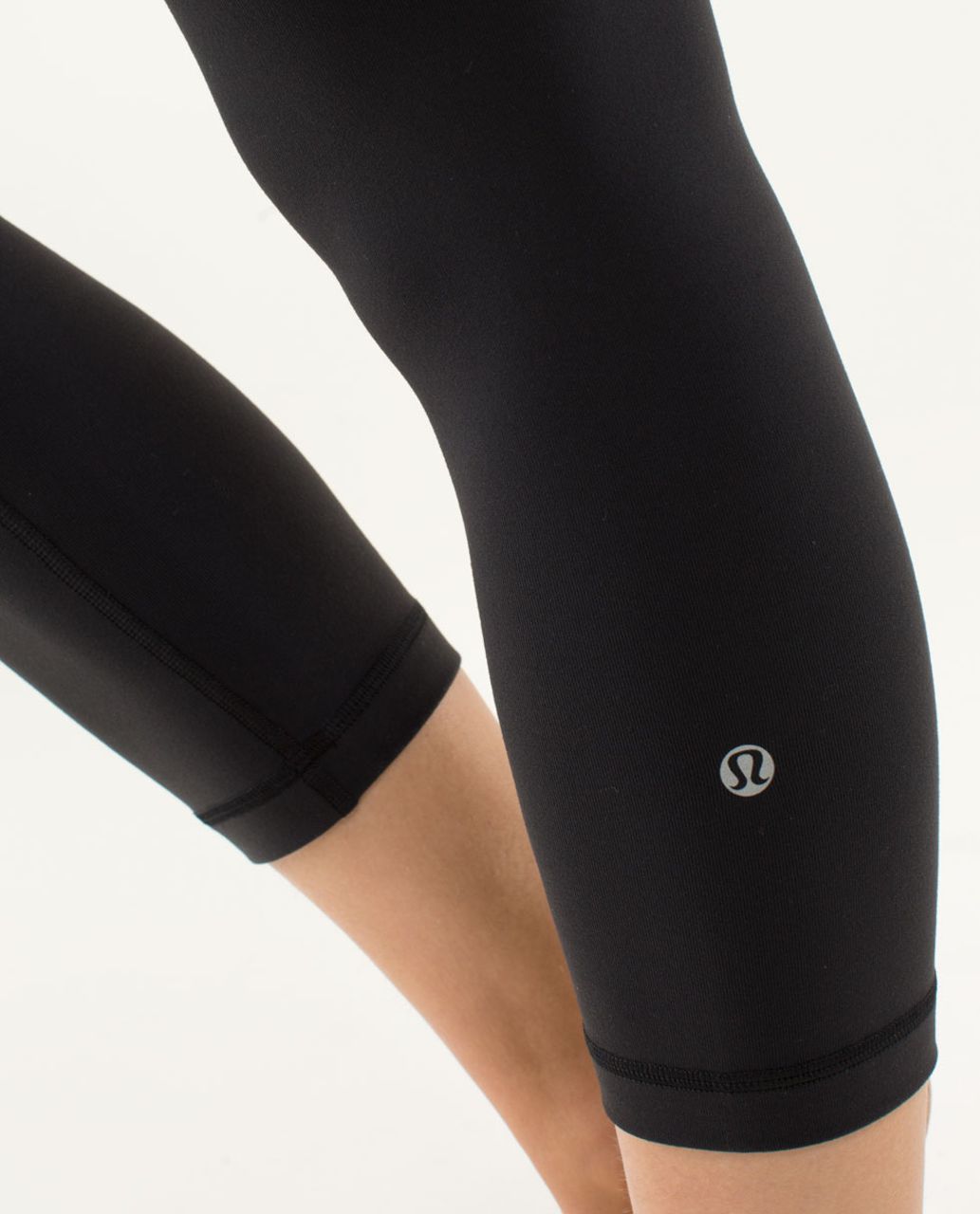 Lululemon Wunder Under Crop - Black / Quilt 07 Fall 2013