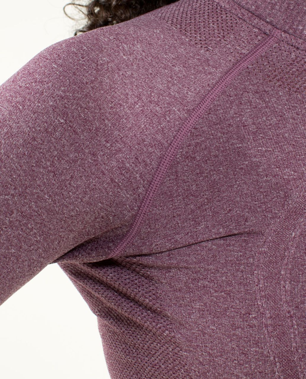 Lululemon Run:  Swiftly Tech 1/2 Zip - Heathered Plum