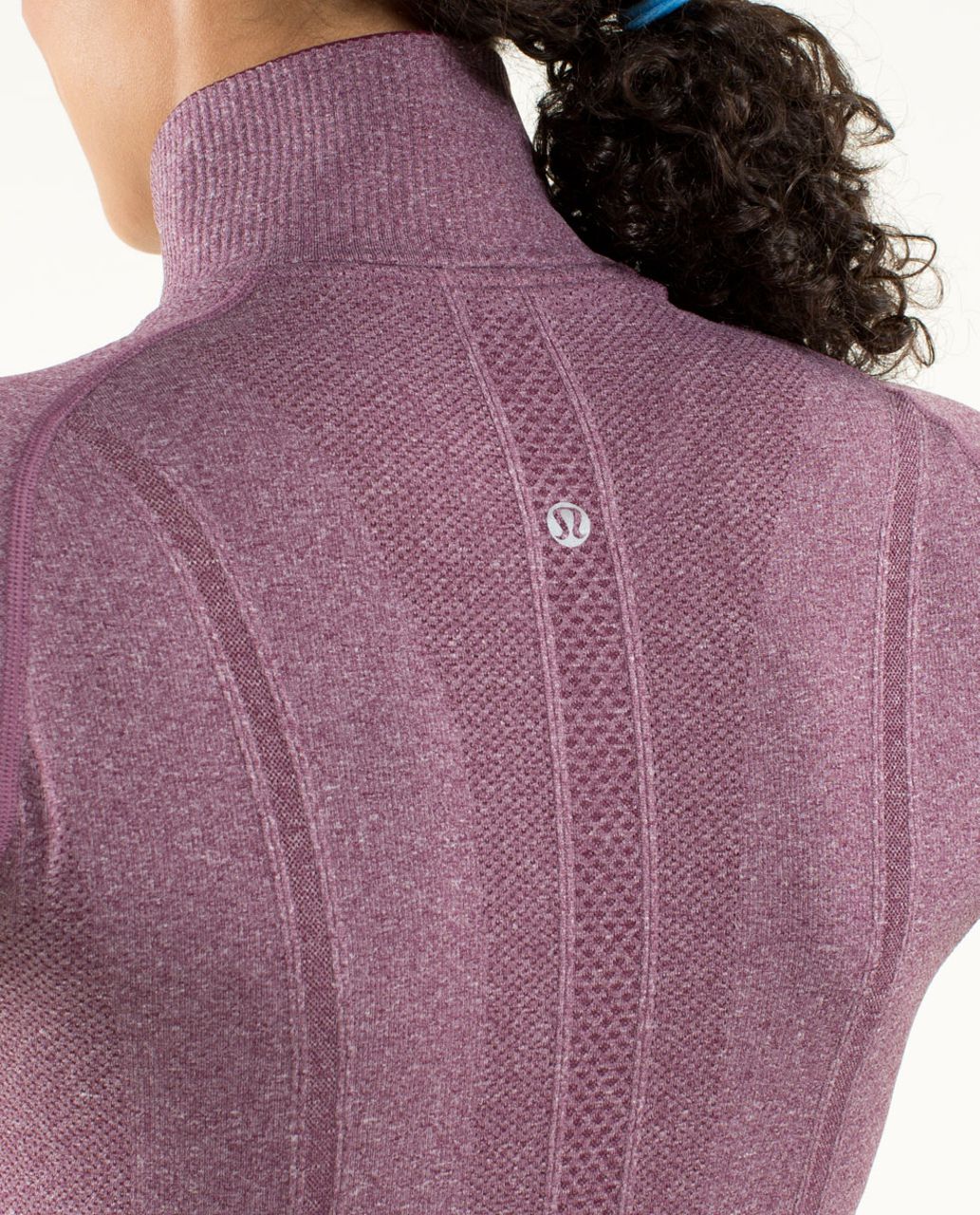 Lululemon Run:  Swiftly Tech 1/2 Zip - Heathered Plum