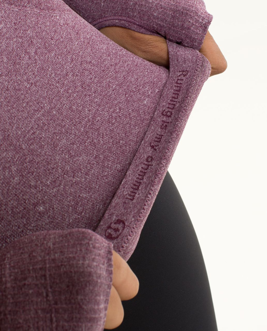 Lululemon Run:  Swiftly Tech 1/2 Zip - Heathered Plum