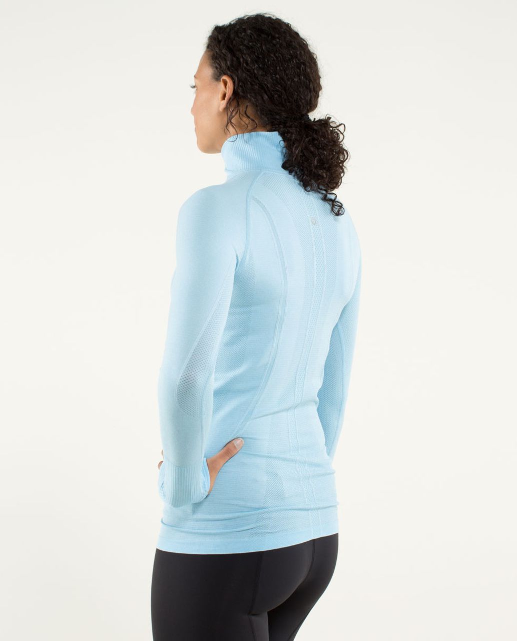 Lululemon Run:  Swiftly Tech 1/2 Zip - Heathered Blue Moon