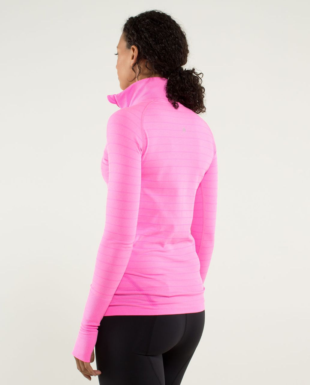 Lululemon Run:  Swiftly Tech 1/2 Zip - Heathered Raspberry Glo Light