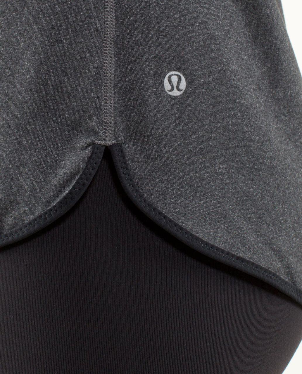 Lululemon 105 F Singlet - Heathered Black /  Black