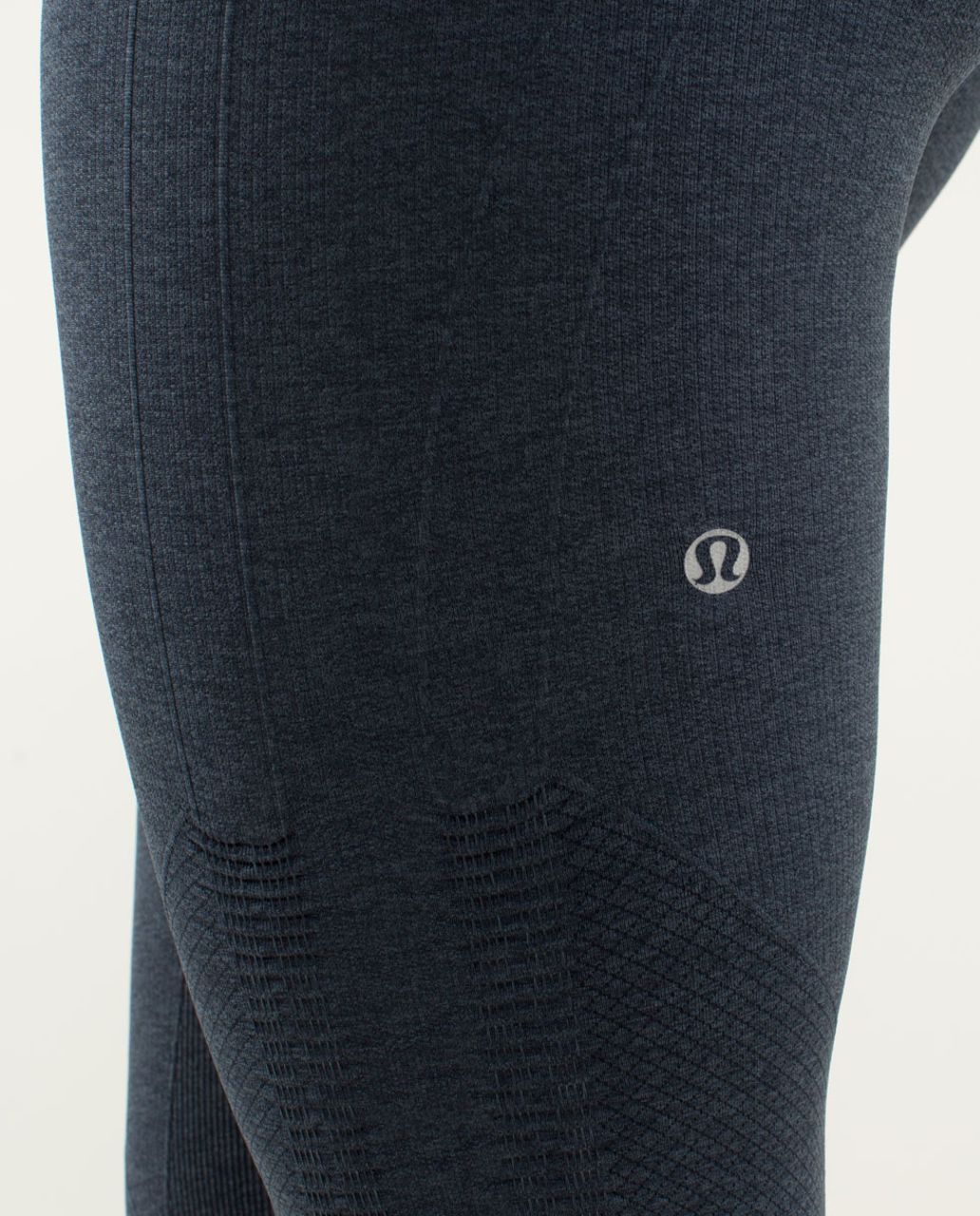 Lululemon In The Flow Crop II - Heathered Inkwell