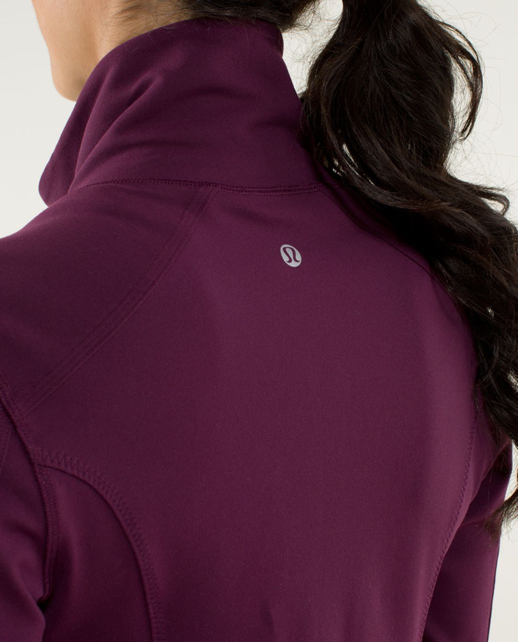 Lululemon Nice Asana Jacket - Plum / Pow Stripe Raspberry Glo Light