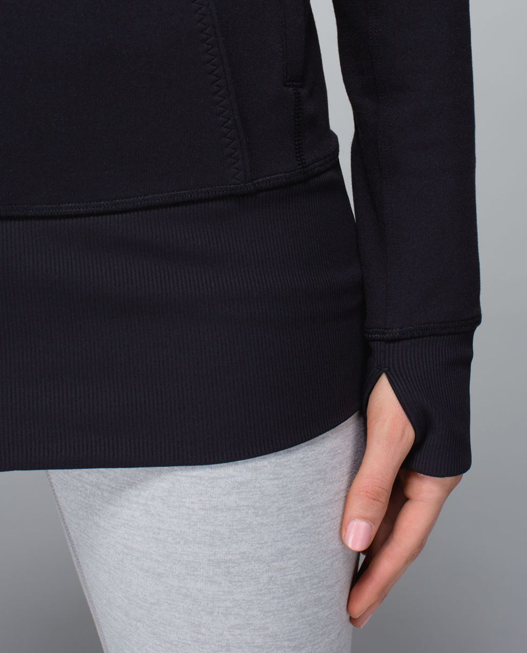 Lululemon Nice Asana Jacket *Ruffle - Black - lulu fanatics