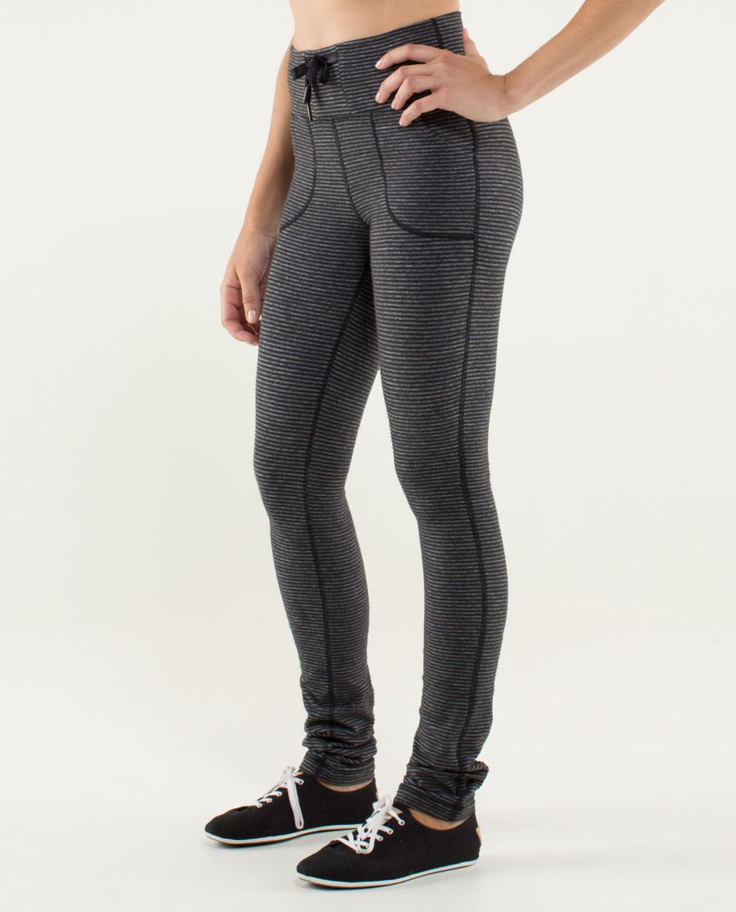 Lululemon Skinny Will Pant *Pique - Black / Deep Coal - lulu fanatics