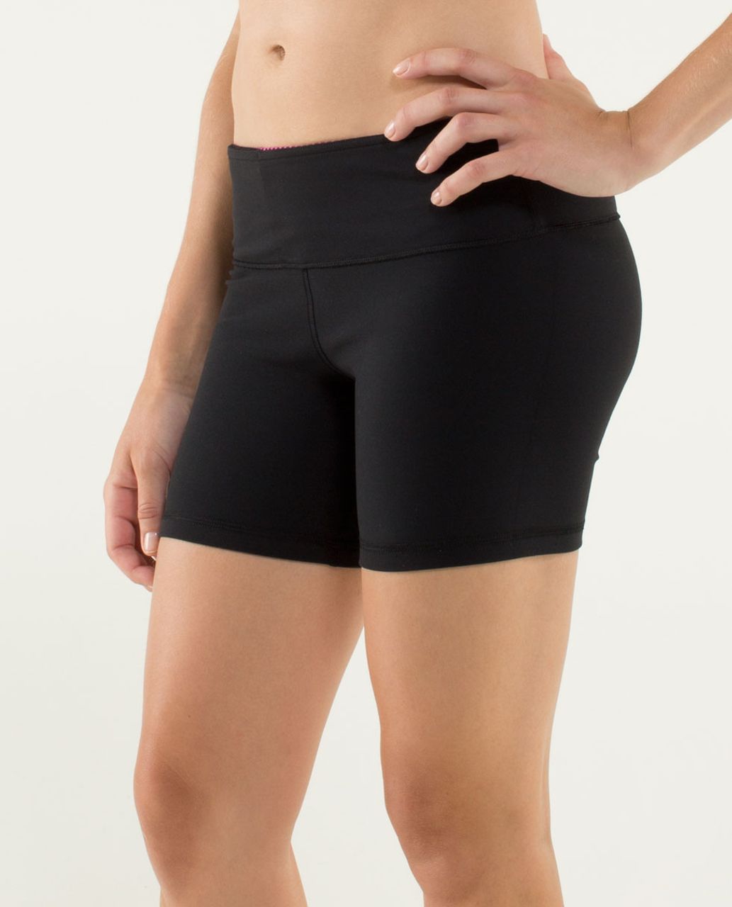 Lululemon Reverse Groove Short (Regular) - Black / Quilt 05 Fall 2013