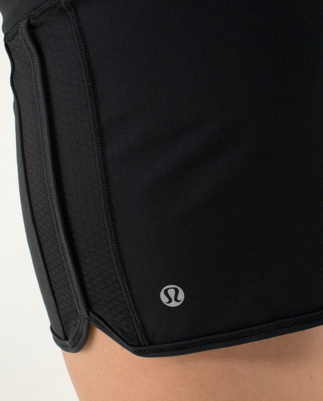 Lululemon Astro Short - Black / Hyper Stripe Angel Wing / Soot Light