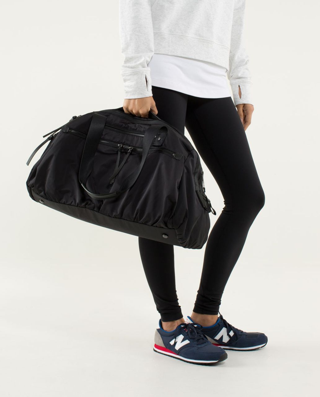 Lululemon Work It Out Duffel - Black - lulu fanatics