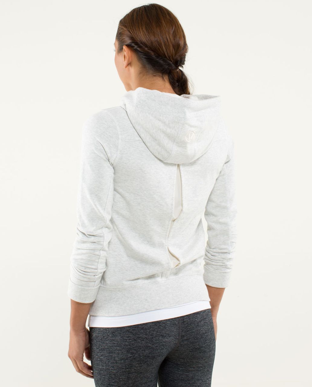 Lululemon Bliss Break Hoodie - Heathered White / Angel Wing