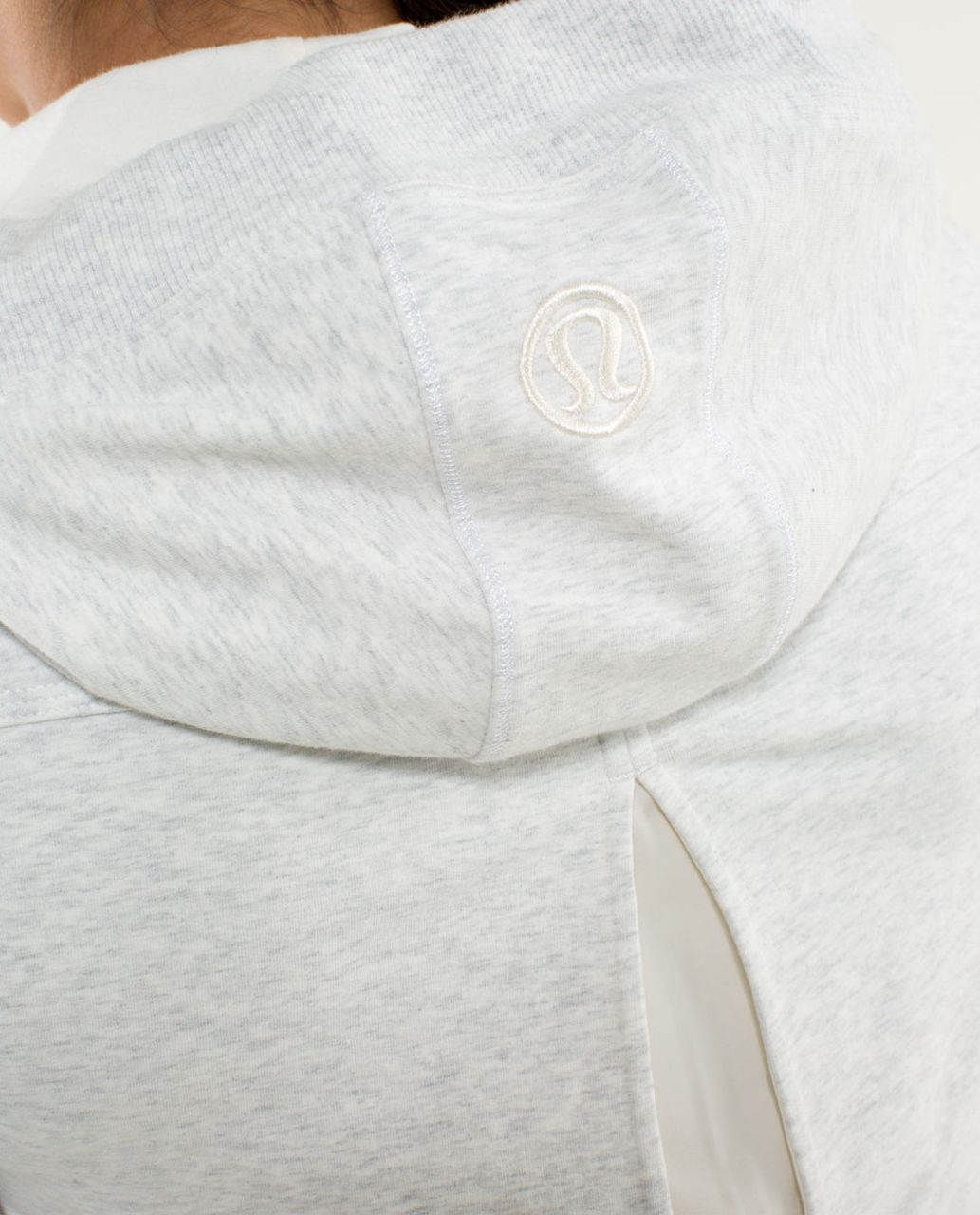 Lululemon Bliss Break Hoodie - Heathered White / Angel Wing