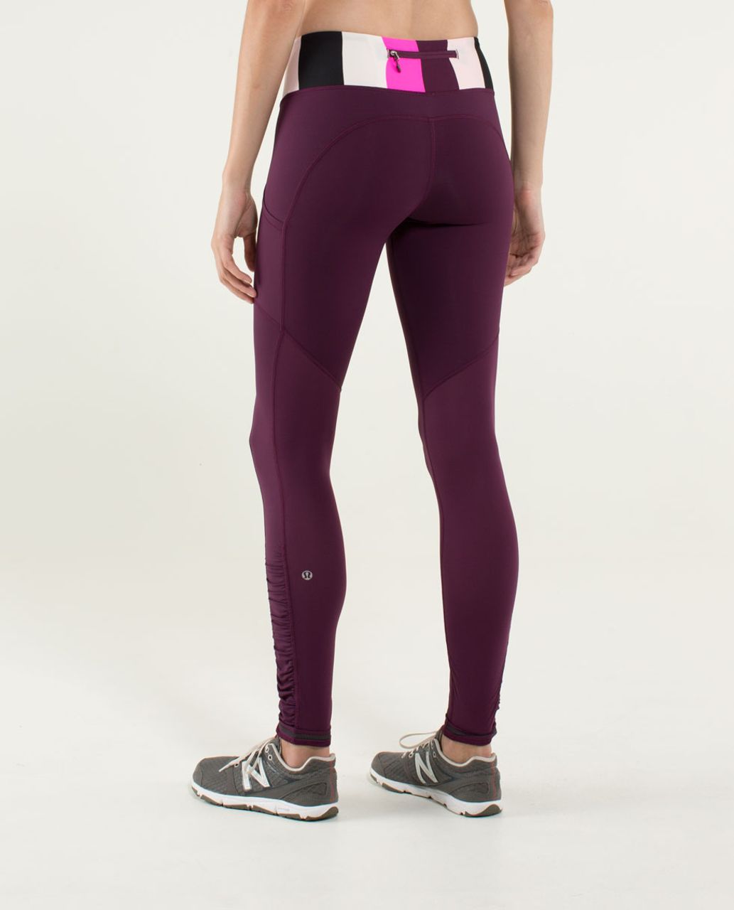 Lululemon Womens Striped Elastic High Waist Athletic Leggings Multicol -  Shop Linda's Stuff