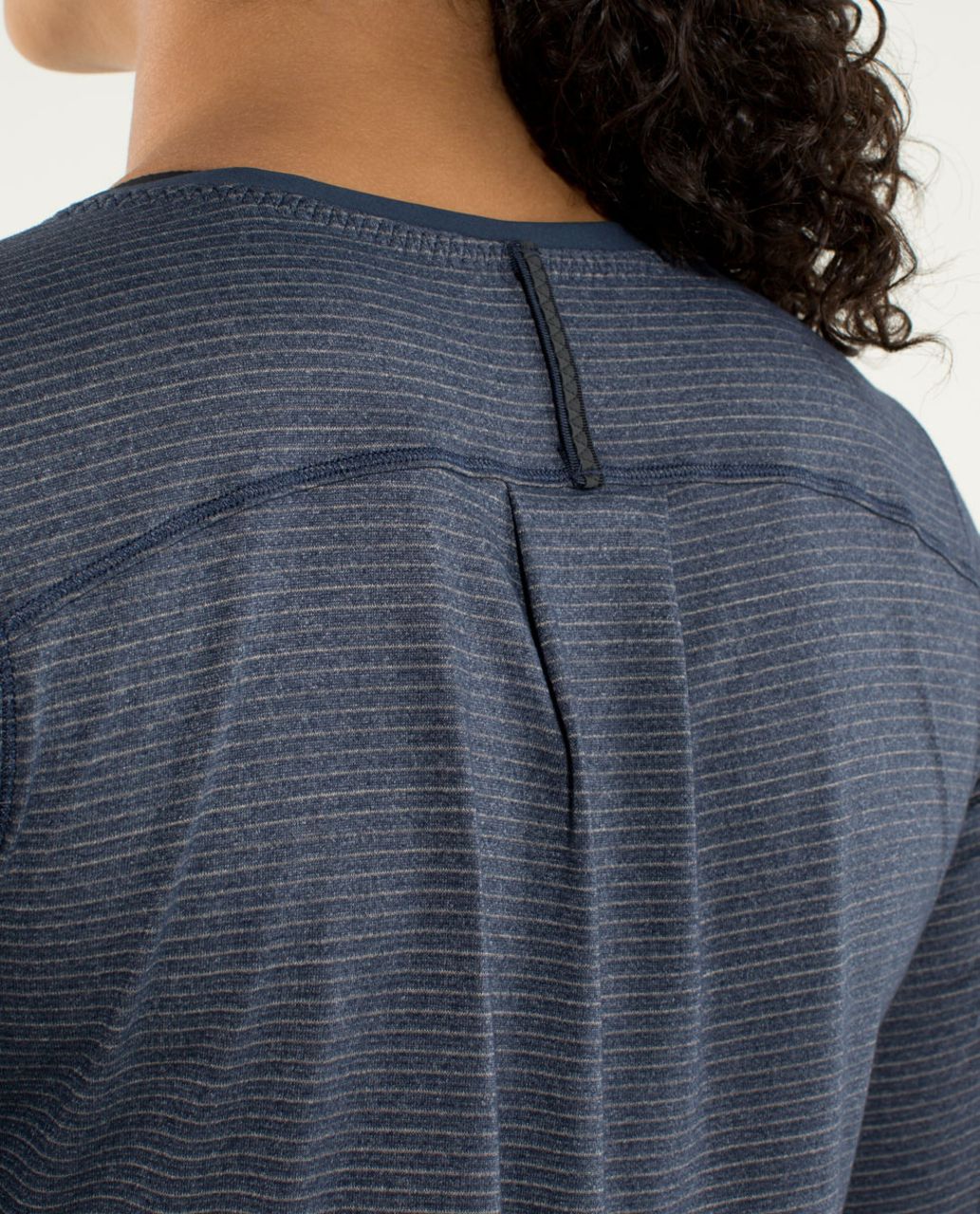 Lululemon Race Me Long Sleeve - Heathered Inkwell / Inkwell