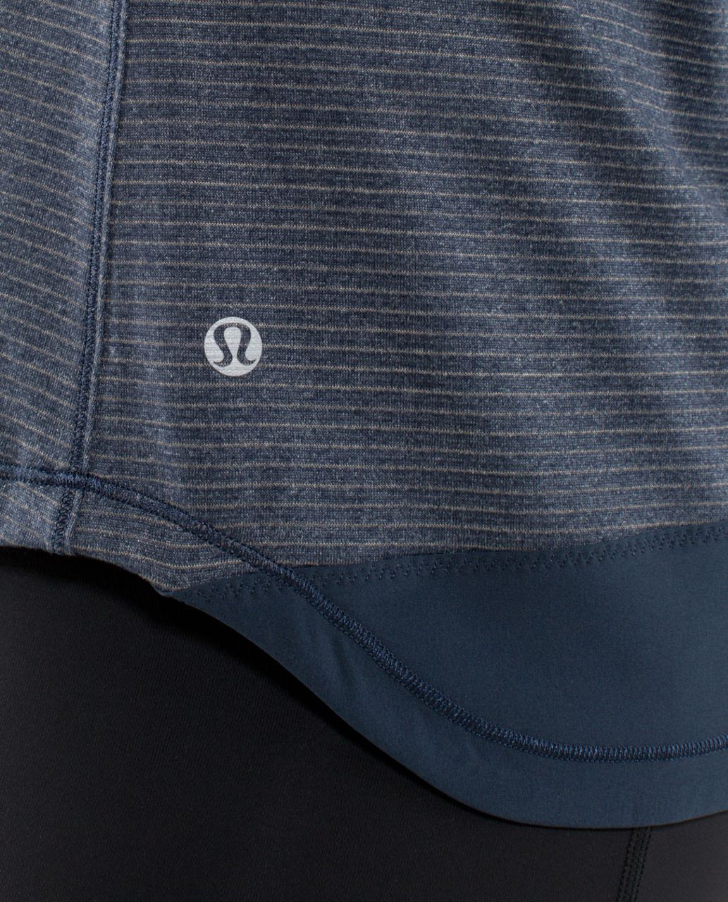 Lululemon Race Me Long Sleeve - Heathered Inkwell / Inkwell