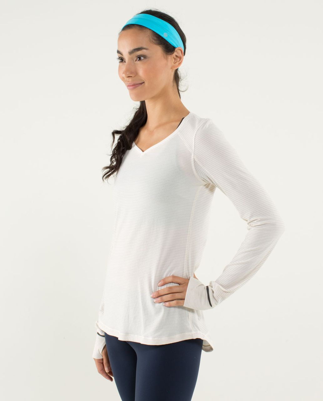 Lululemon Race Me Long Sleeve - Angel Wing