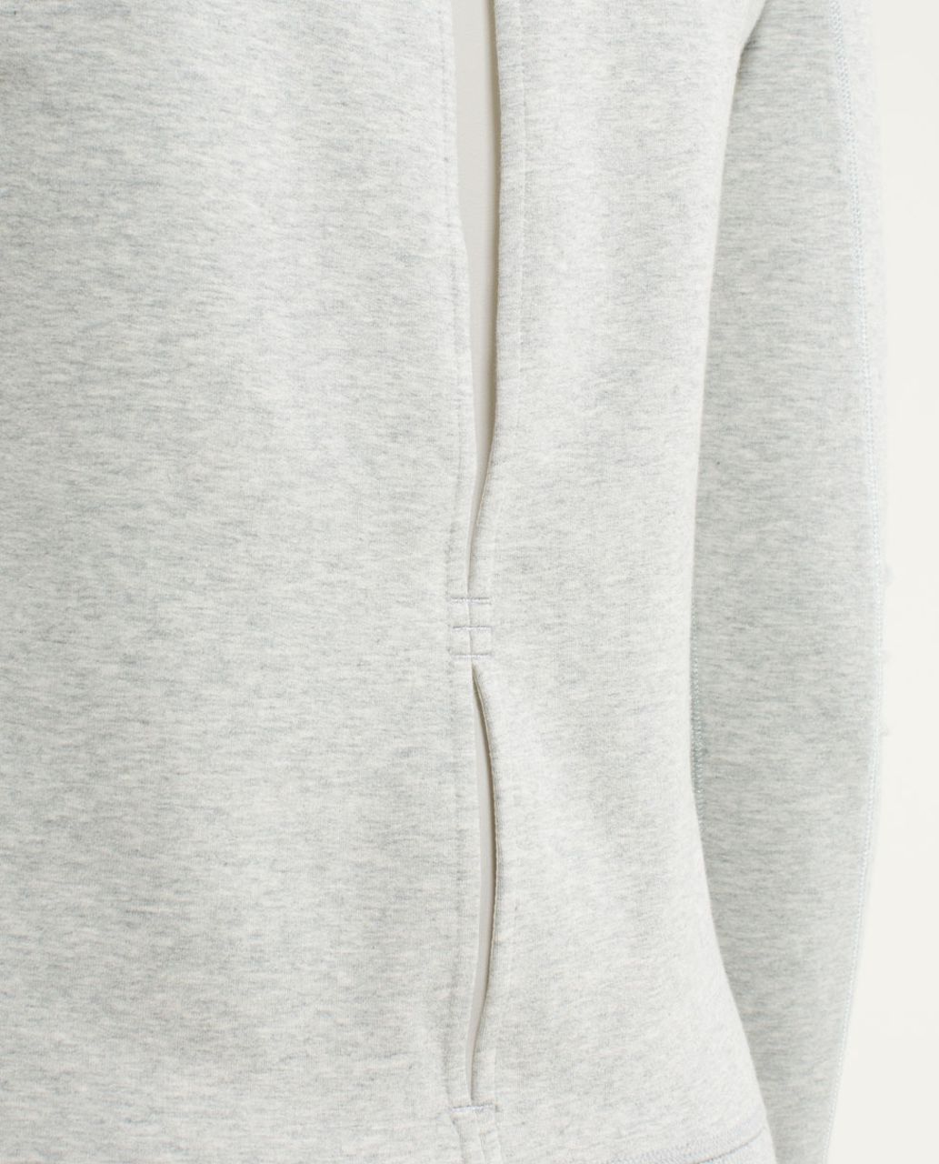 Lululemon Bliss Break Hoodie - Heathered Light Grey / Angel Wing