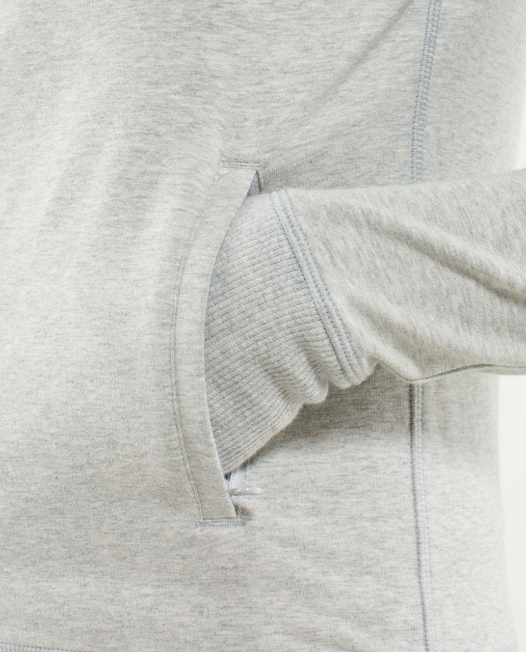 Lululemon Bliss Break Hoodie - Heathered Light Grey / Angel Wing