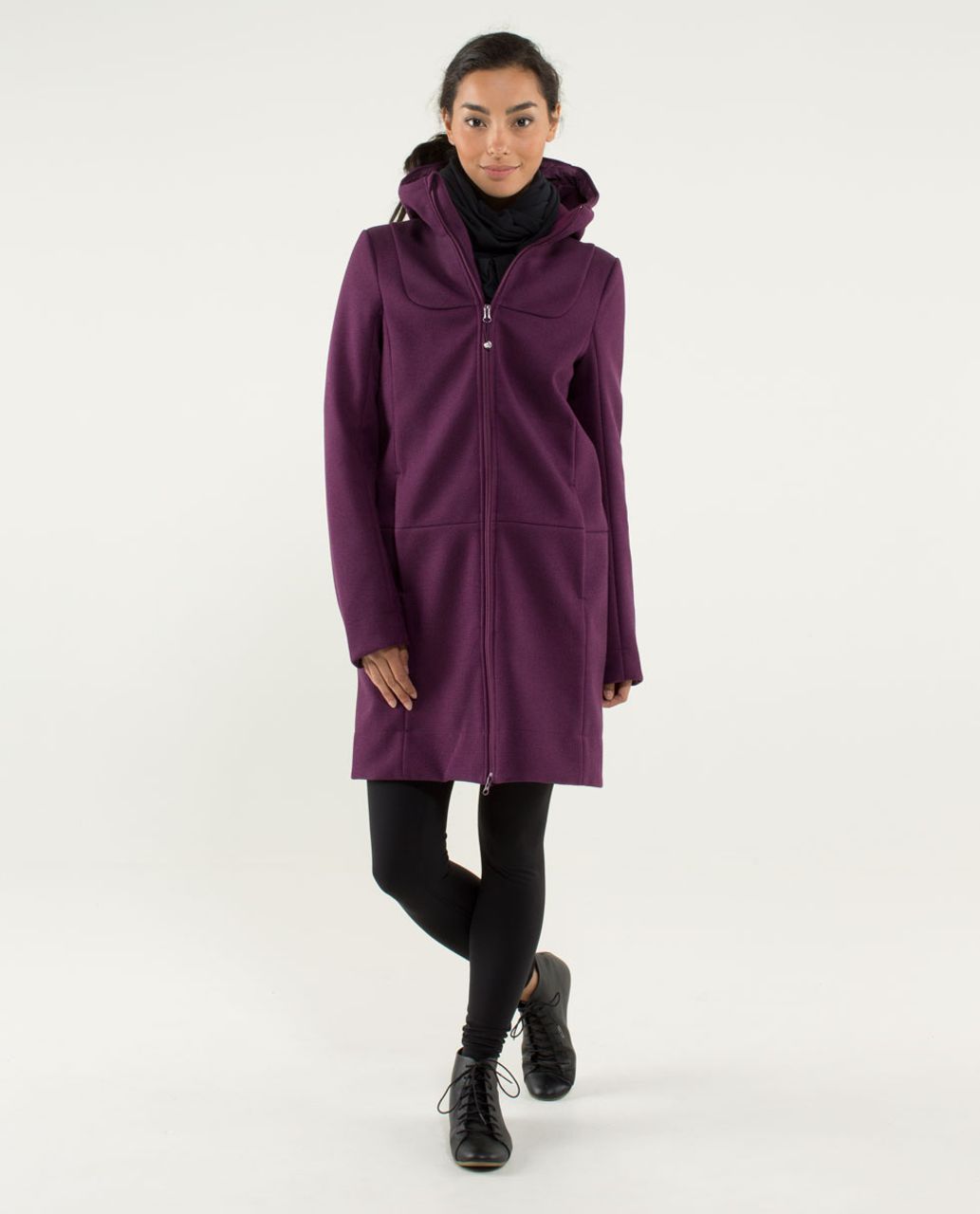 Lululemon City Softshell *Tweed - Plum 