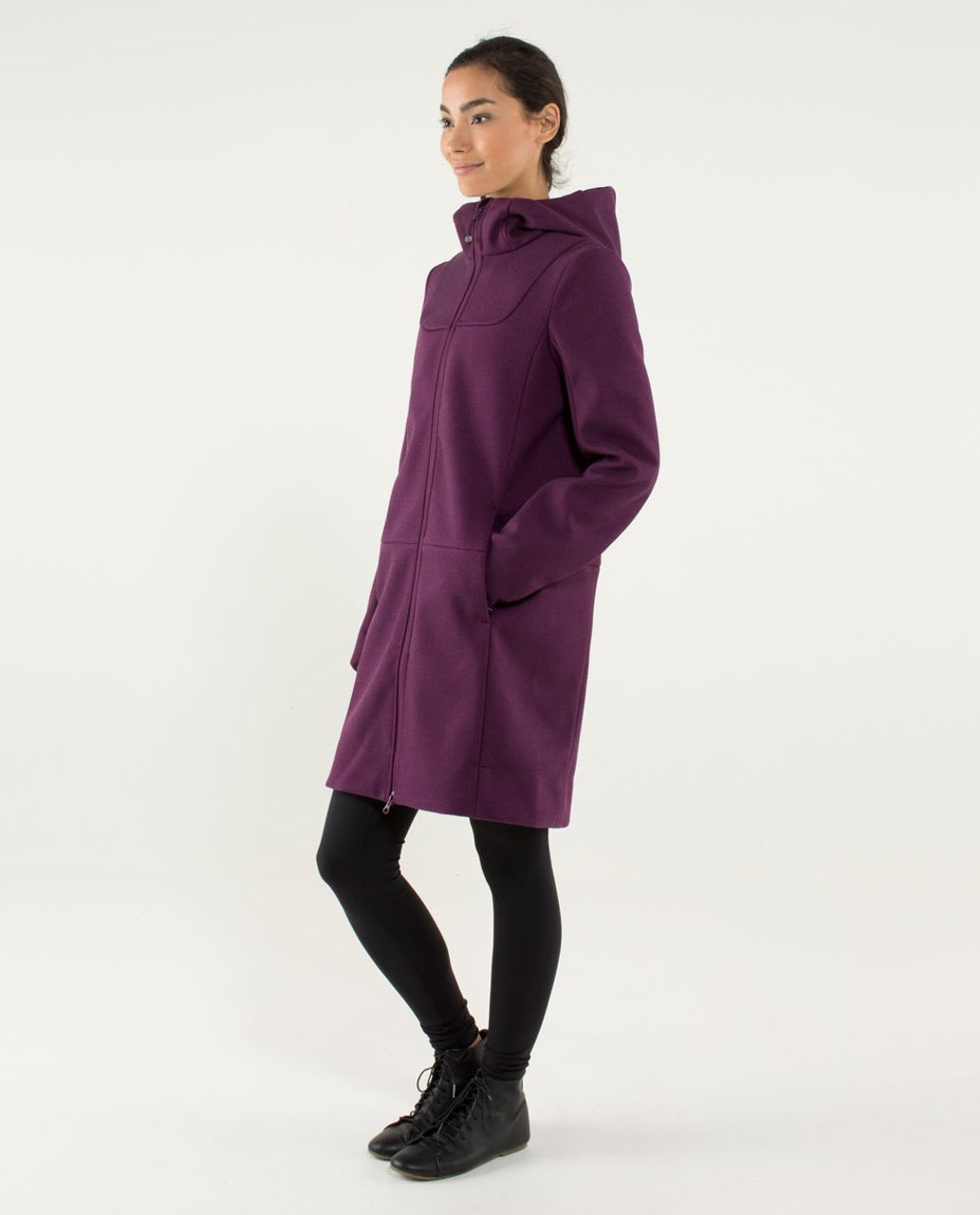 Lululemon City Softshell *Tweed - Plum