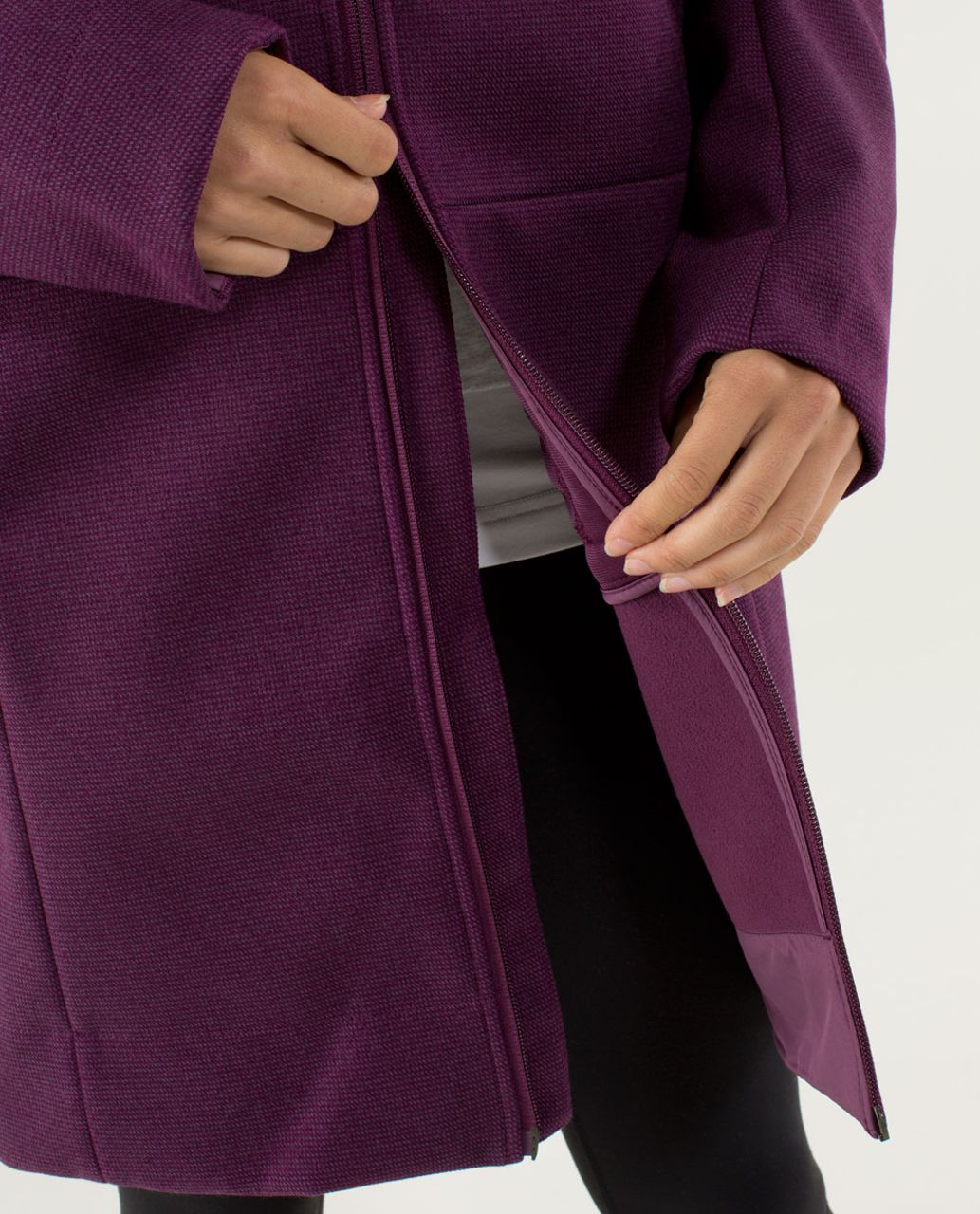 Lululemon City Softshell *Tweed - Plum