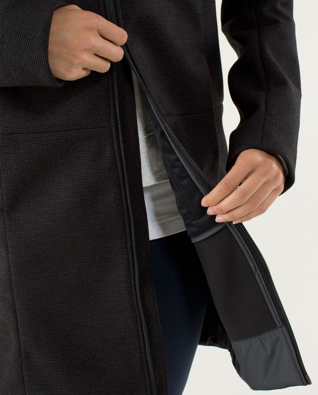 Lululemon City Softshell *Tweed - Black