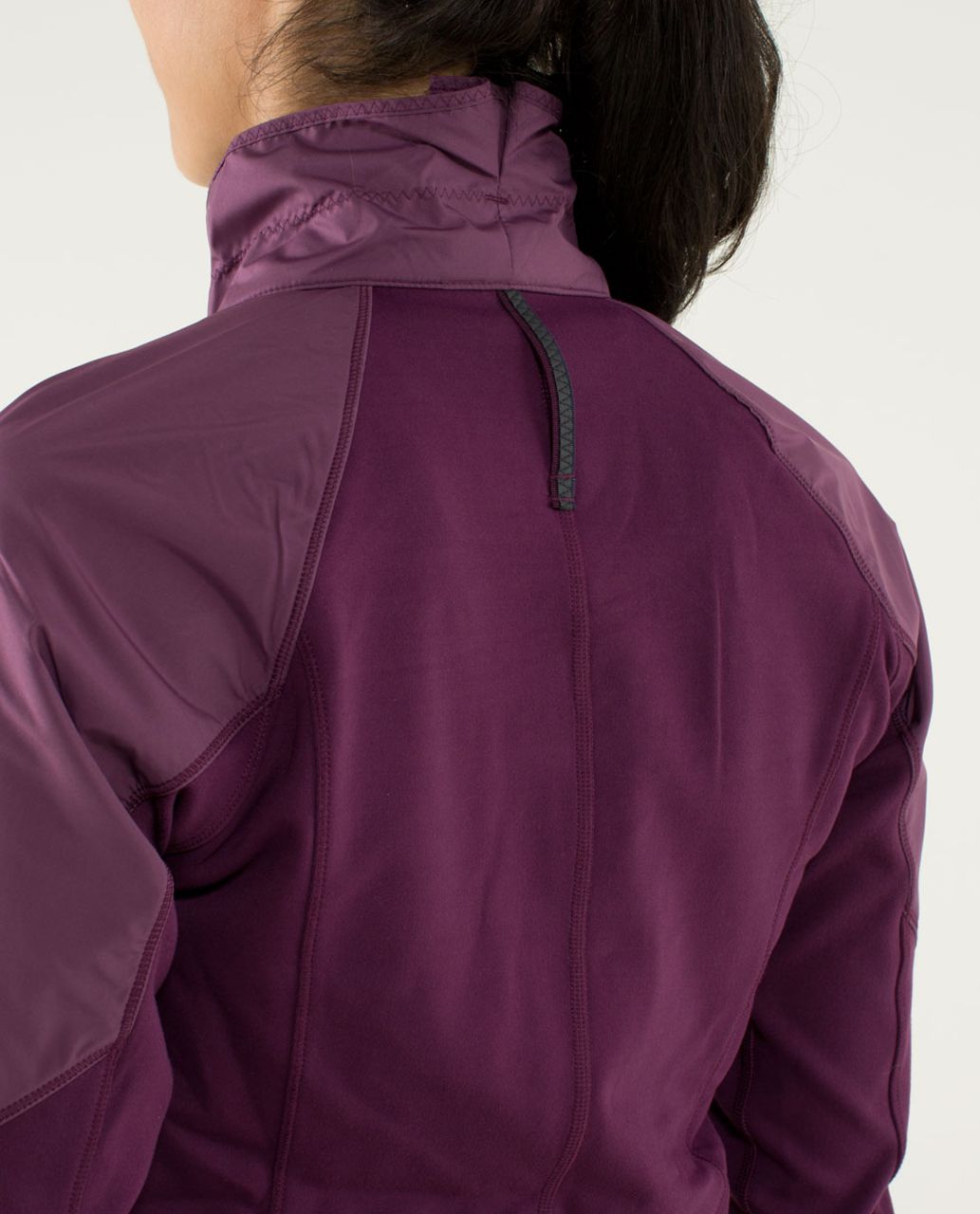 Lululemon Can't Stop Jacket - Hyper Stripe Plum / Plum / Plum