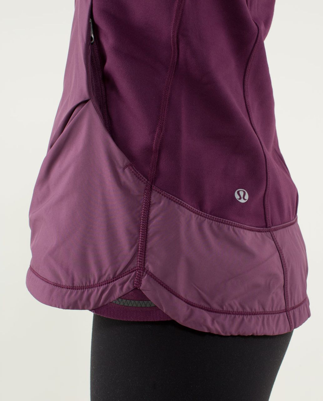 Lululemon Can't Stop Jacket - Hyper Stripe Plum / Plum / Plum