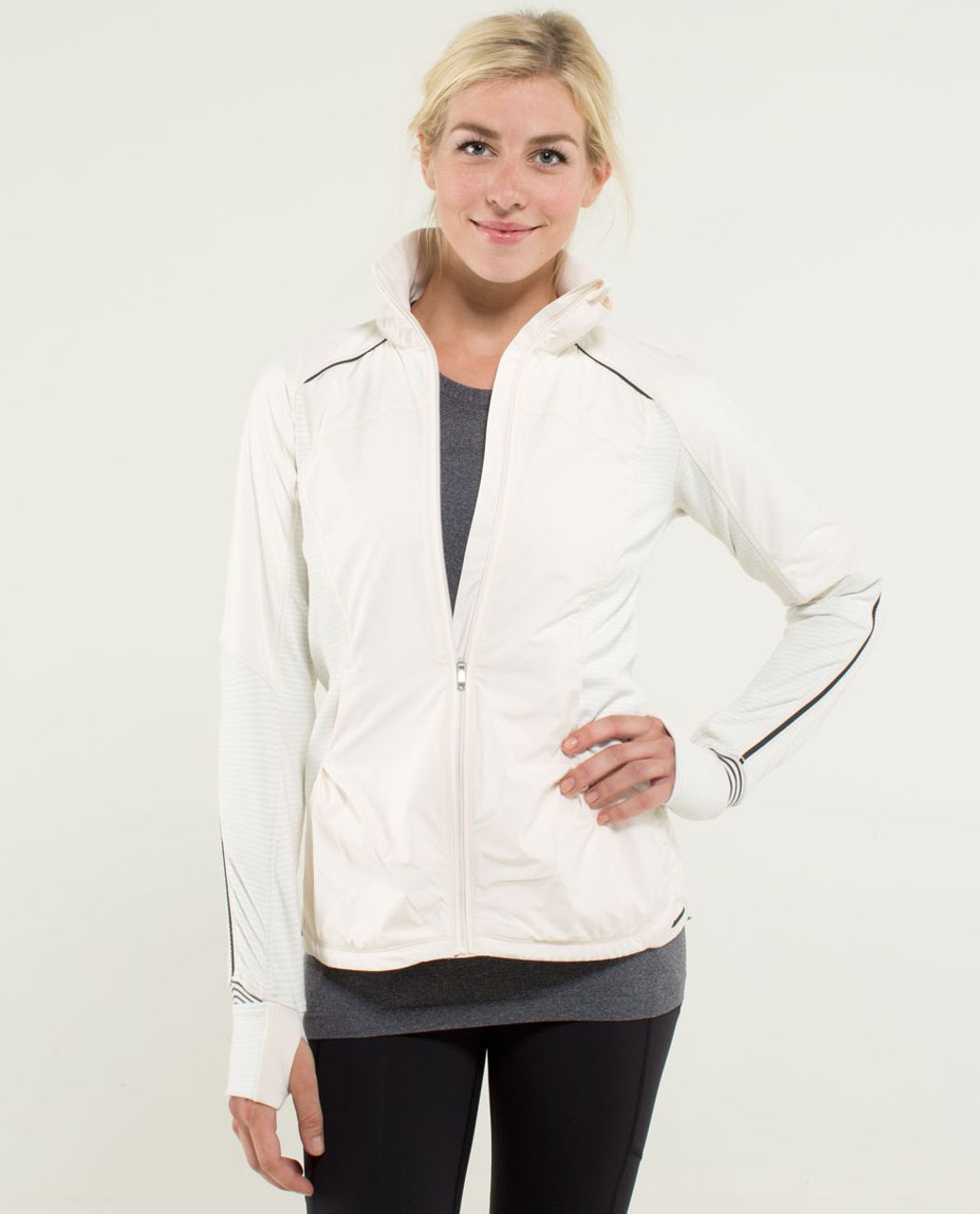 Lululemon Can't Stop Jacket - Hyper Stripe Angel Wing / Angel Wing / Angel Wing