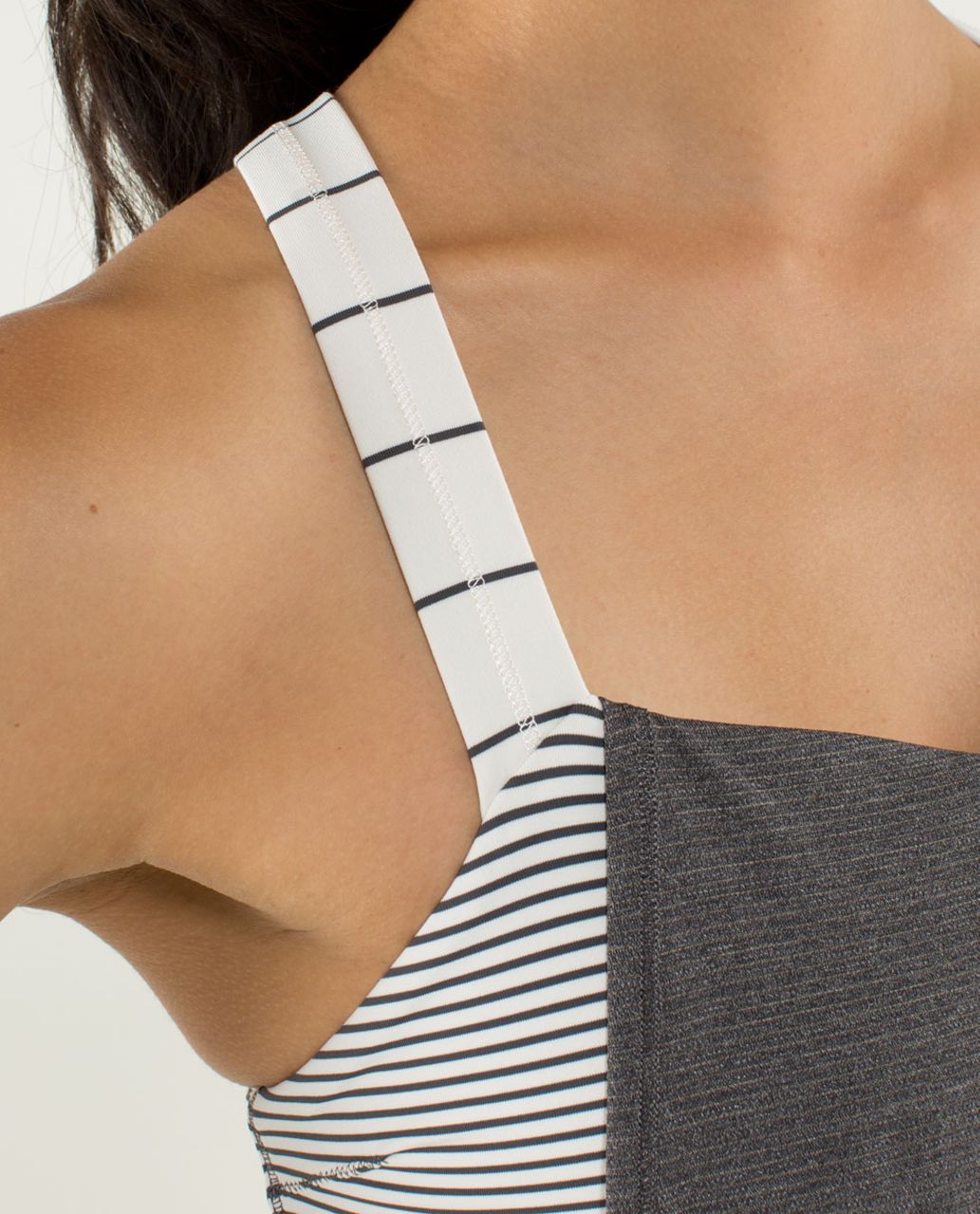 Lululemon Rest Less Tank - Heathered Soot Light / Hyper Stripe Angel Wing / Slalom Stripe Angel Wing