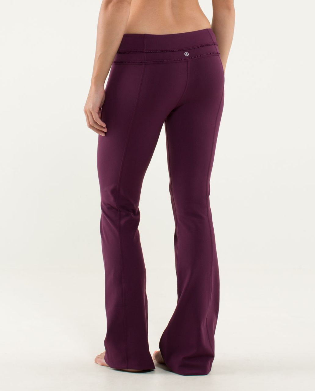 Lululemon Groove Pant *Ruffled Up - Plum / Hyper Stripe Plum - lulu fanatics