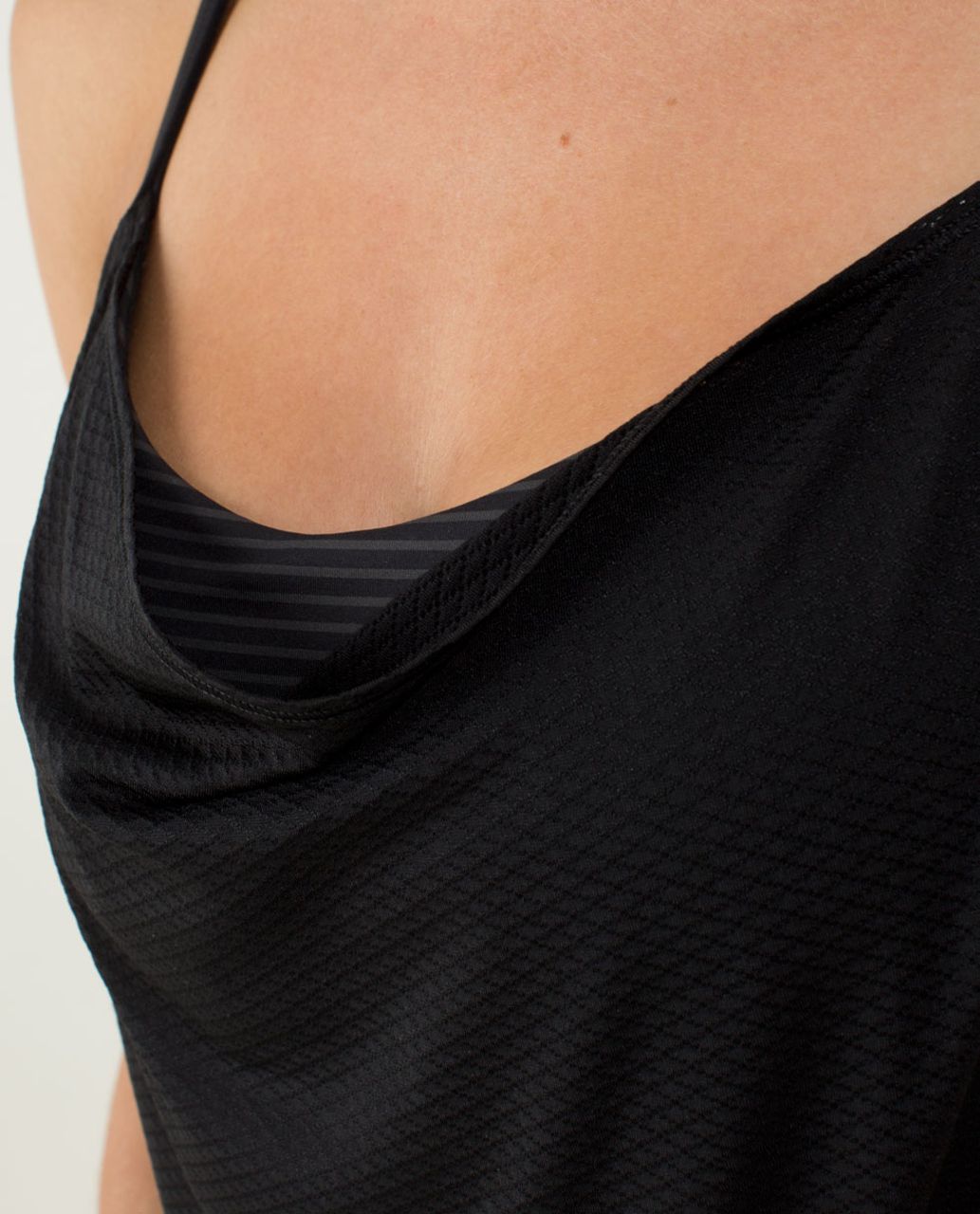 Lululemon C.Y.B Tank - Black / Hyper Stripe Black