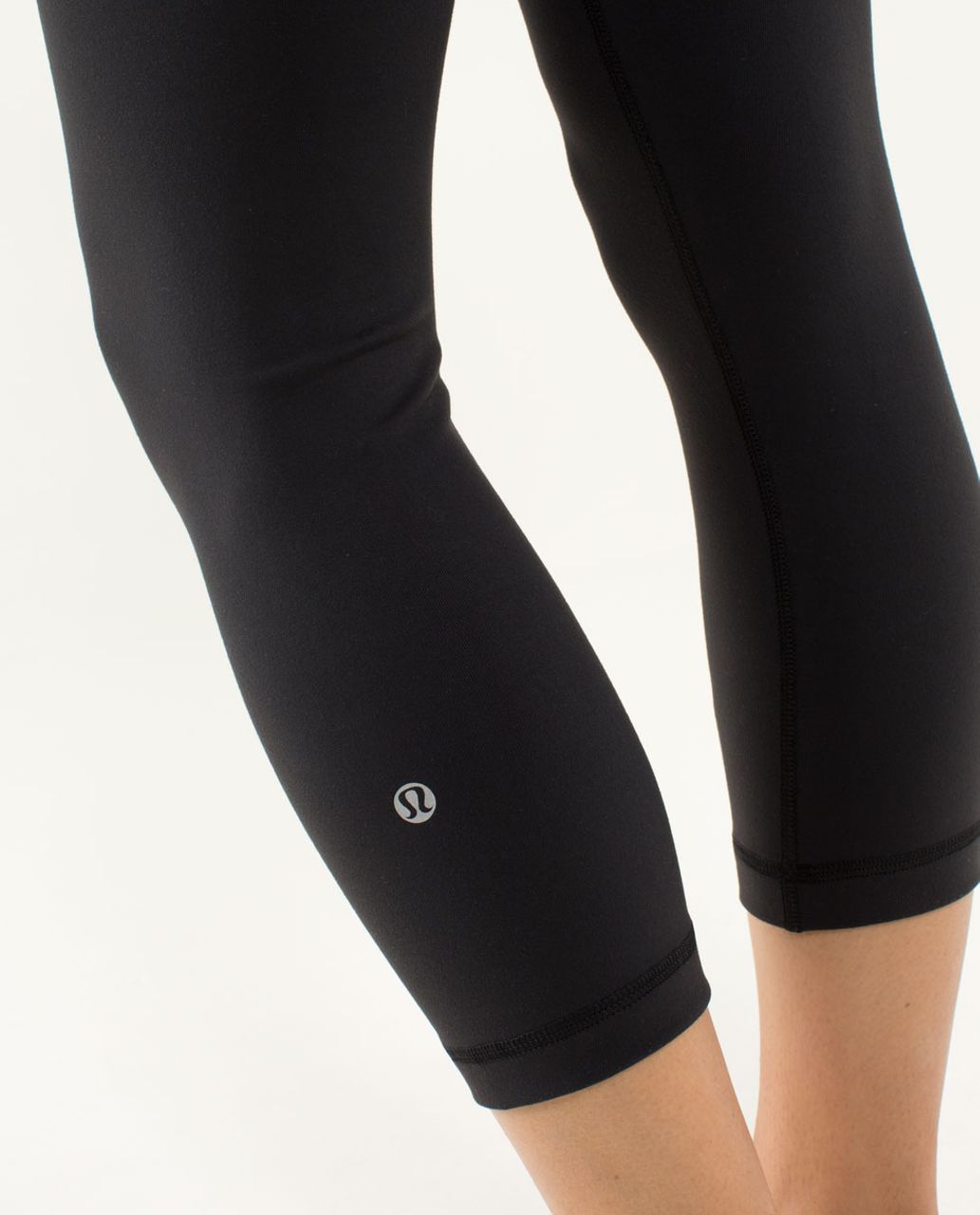 Lululemon Wunder Under Crop - Black / Quilt 11 Fall 2013