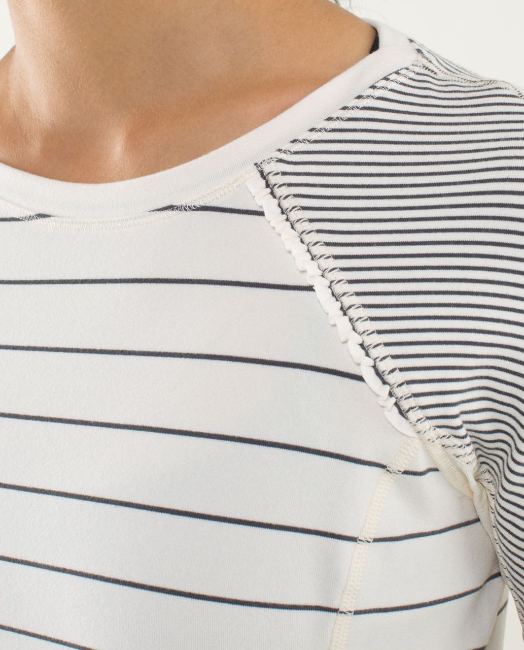 Lululemon Full Tilt Long Sleeve - Slalom Stripe Angel Wing / Hyper Stripe Angel Wing / Angel Wing