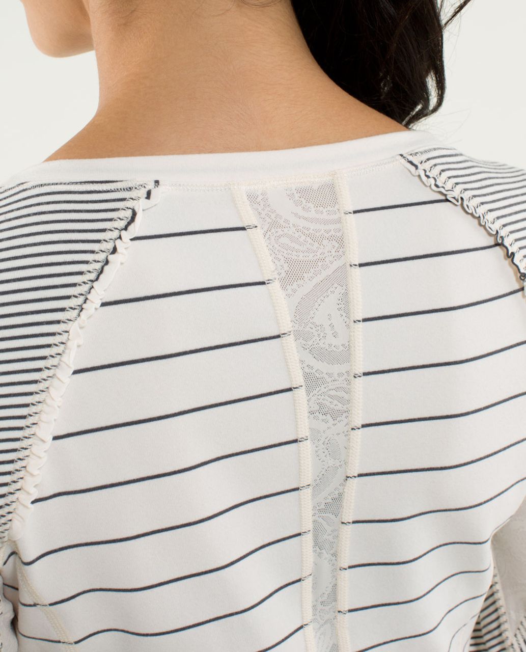 Lululemon Full Tilt Long Sleeve - Slalom Stripe Angel Wing / Hyper Stripe Angel Wing / Angel Wing