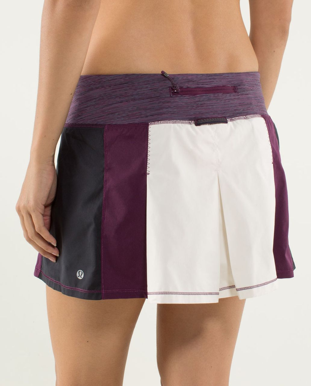 Lululemon Fast Cat Skirt - Angel Wing / Plum / Black