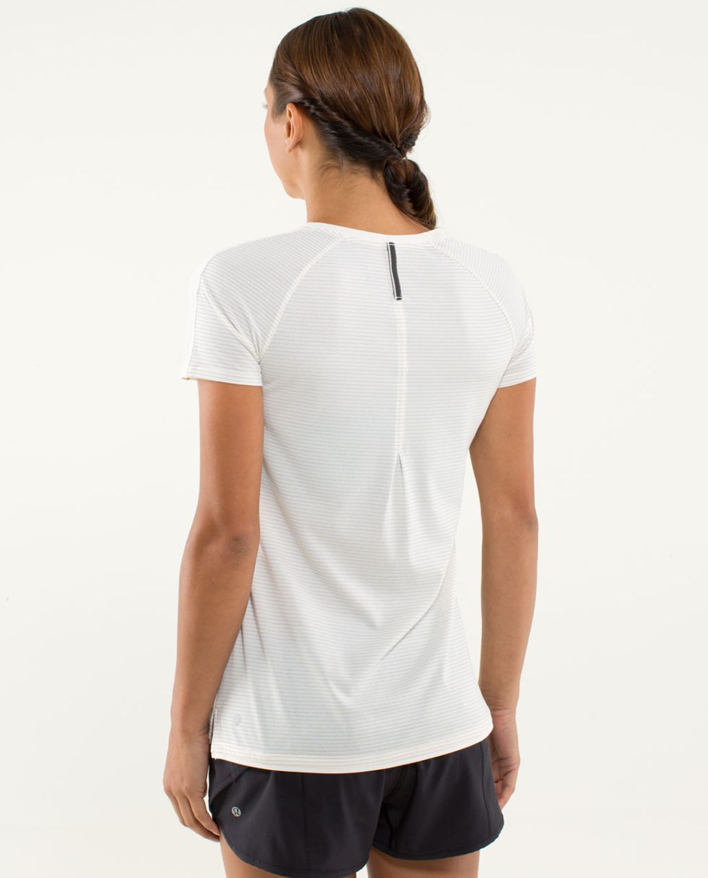 Lululemon Race Me Short Sleeve - Heathered Angel Wing / Angel Wing