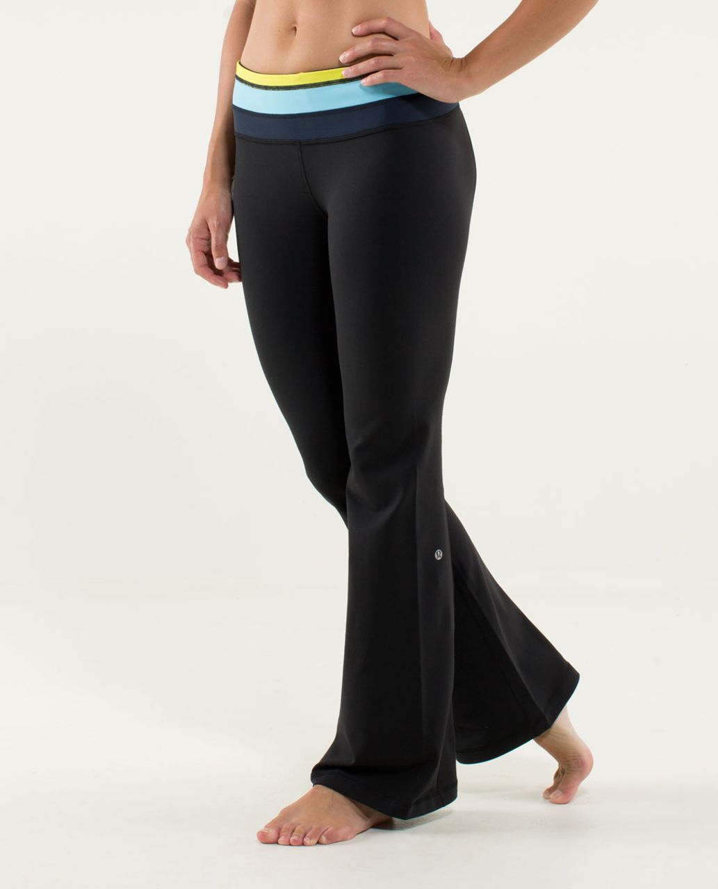 Lululemon Groove Pant (Regular) - Black / Quilt 04 Fall 2013