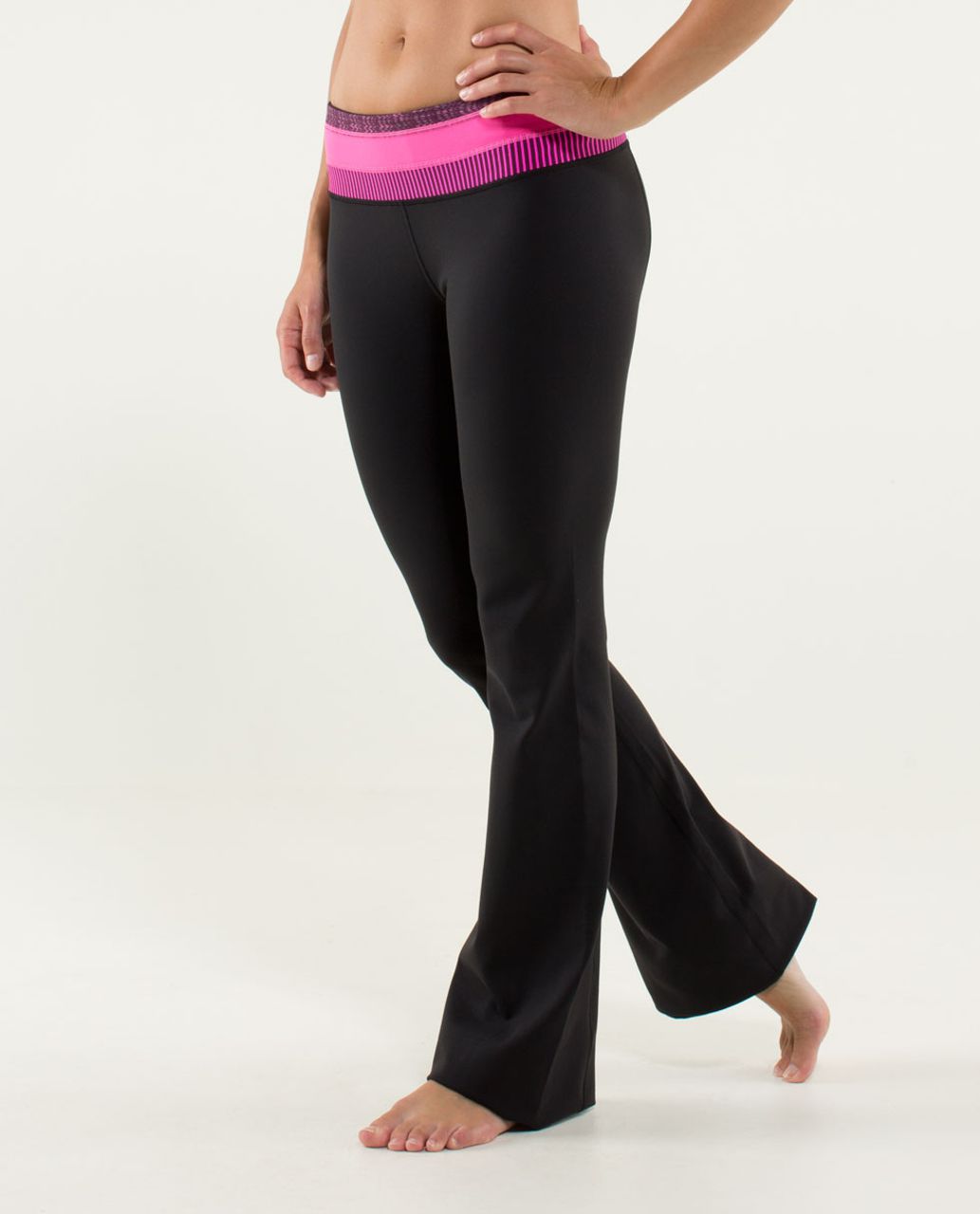 Lululemon Groove Pant (Regular) - Black / Quilt 03 Fall 2013