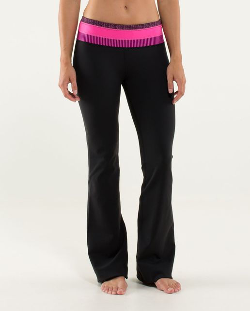 Lululemon Groove Pant Flare *Nulu - Black - lulu fanatics