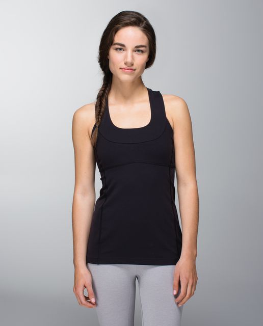 Lululemon Scoop Neck Tank (First Release) - Black - lulu fanatics