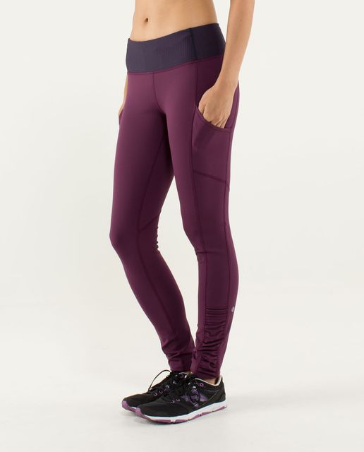 Lululemon Speed Tight V - Darkest Magenta - lulu fanatics